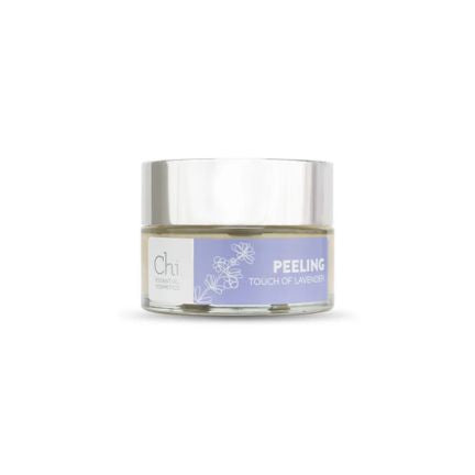 Chi Essential Cosmetics peeling a touch of lavender bij schoonheidssalon alexandra in kesteren
